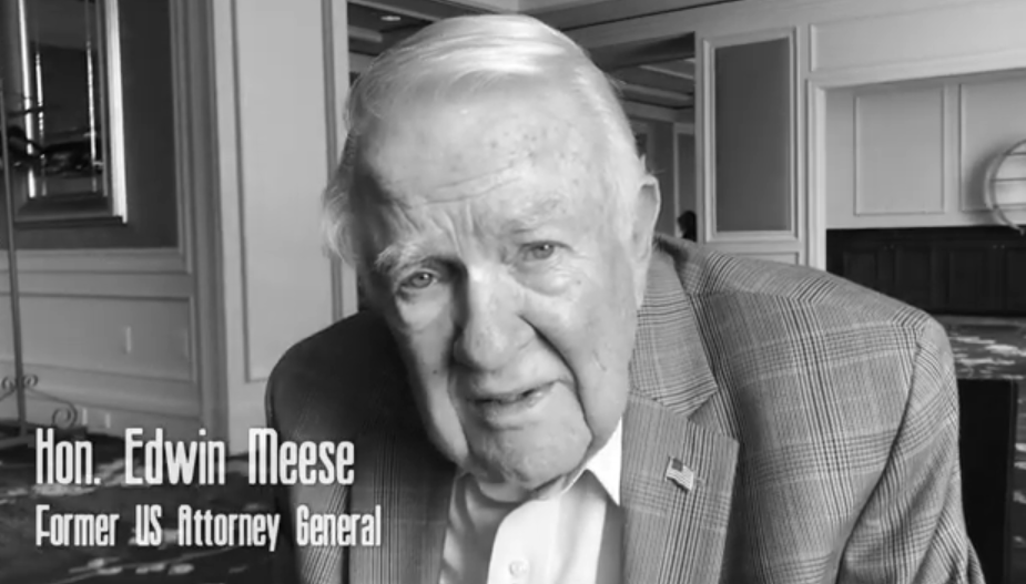 A Faith Journey with frmr. U.S. Attorney General, Edwin Meese